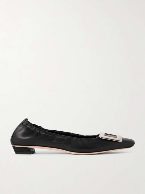 Belle Vivier leather ballet flats Black