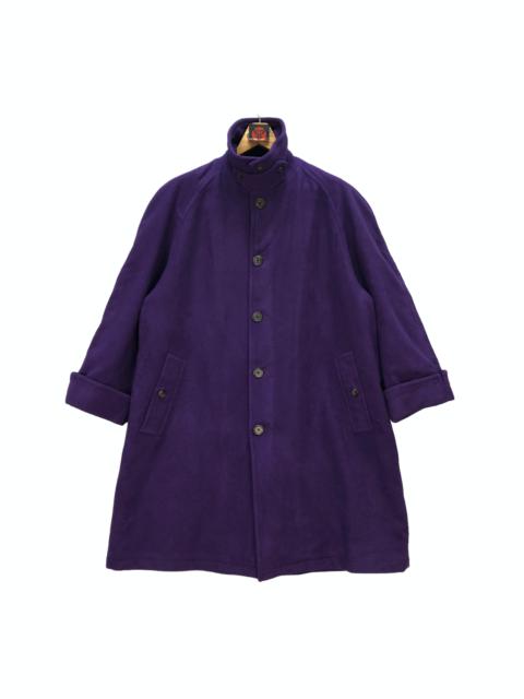 Ralph Lauren RALPH LAUREN PURPLE WOOL LONG COAT #7345-131