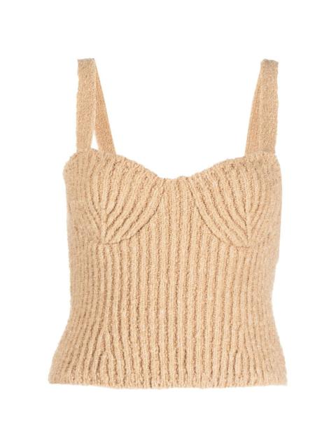 MAGDA BUTRYM rib-kit merino-cashmere tank