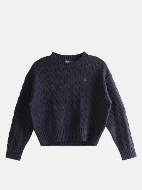 Polo Ralph Lauren Hunter Navy Long Sleeve Crew Pullover Sweater