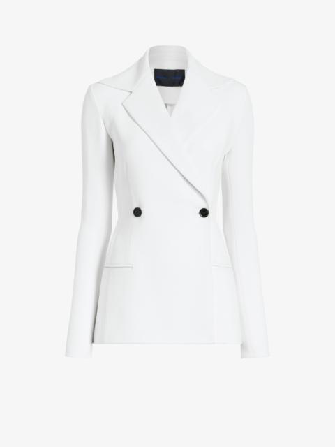 Proenza Schouler Marine Jacket in Bi-Stretch Suiting