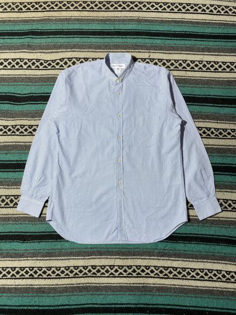 Comme des Garçons Homme Comme des Garcons Shirt Blue Gingham Button Down Shirt