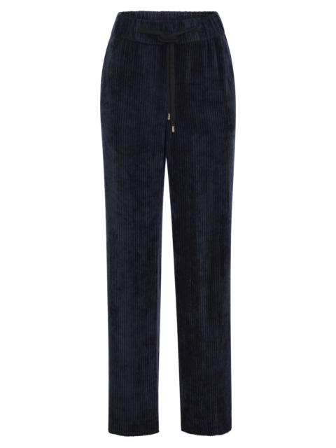 Peserico - Peserico Women Carrot Trousers With Velvet Lace