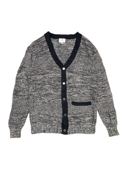 Lanvin Lavin en bleu Snap Button Knitted Sweater
