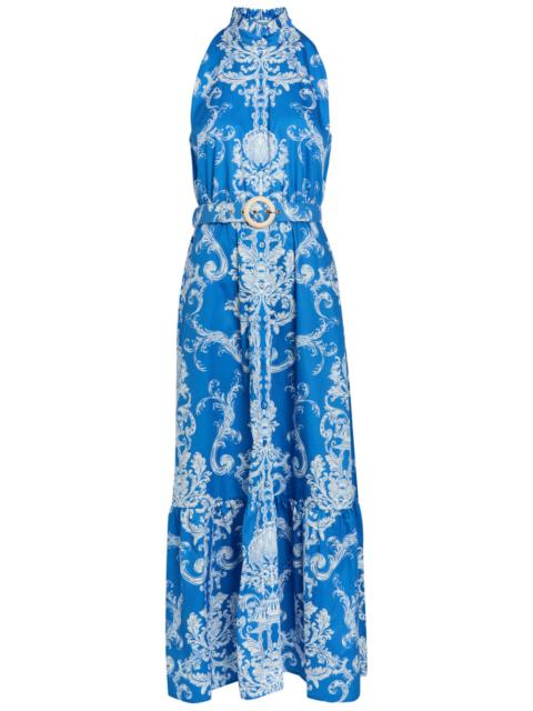 HELSA Faille Halter Mini Dress - HED65 S24 | REVERSIBLE