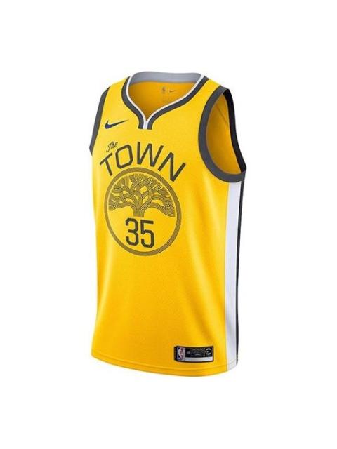 Nike Nike NBA limited Jersey SW Fan Edition Golden State Warriors Durant Yellow BQ1159-729