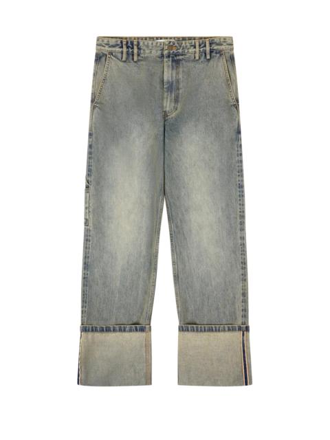 entire studios CUFF JEAN SURFACE WAVE