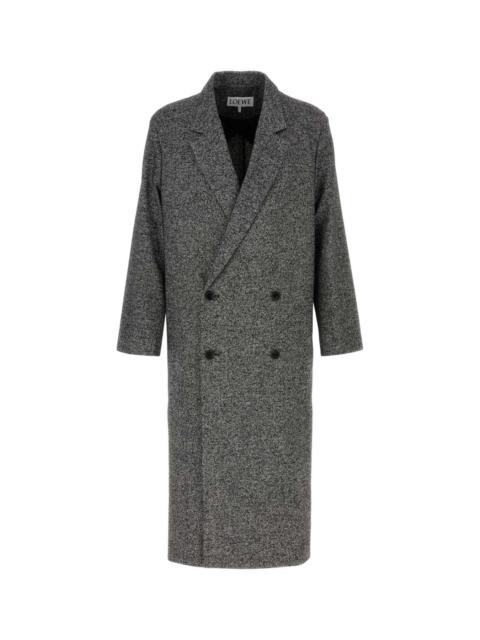Loewe Loewe Men Two-Tone Wool Blend Coat
