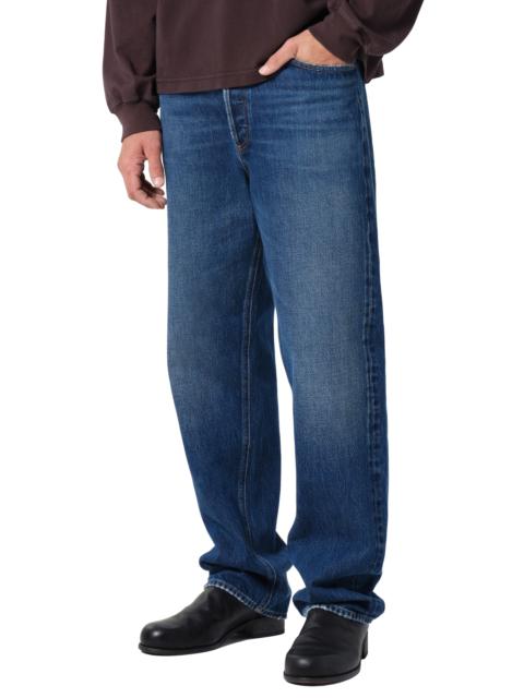 AGOLDE AGOLDE '90s Mid Rise Relaxed Straight Leg Jeans in Dark Indigo at Nordstrom