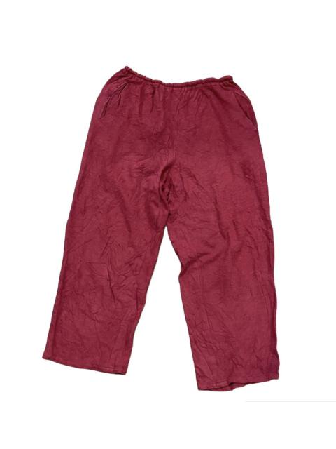 Yohji Yamamoto Y’s yohji yamamoto red cotton pants