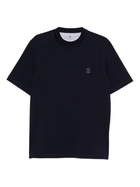 Brunello Cucinelli Brunello Cucinelli Men Logo Cotton T-Shirt