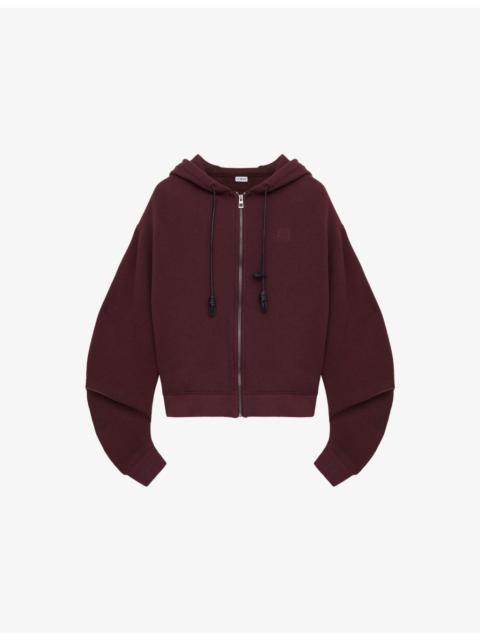 Loewe Flamenco Zip-Up Cotton-Blend Fleece Hoody