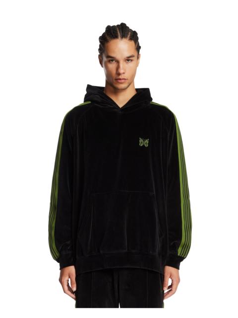 NEEDLES Black Velvet Hoodie