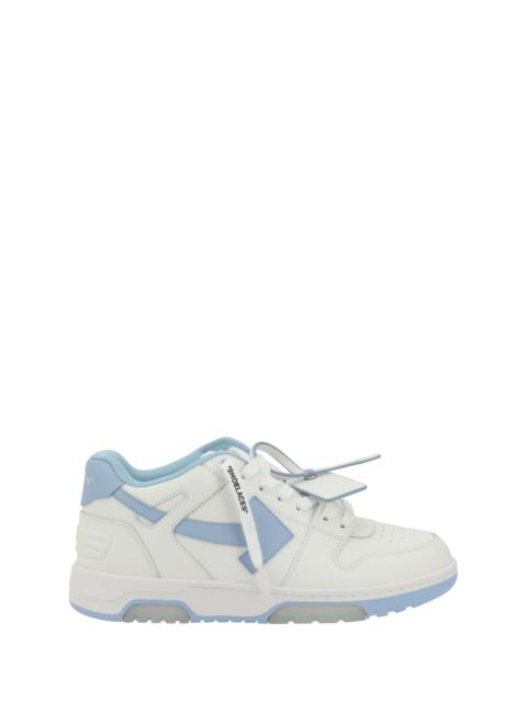 Off-White Off-white M-out Of Office Sneakers White Light Blue