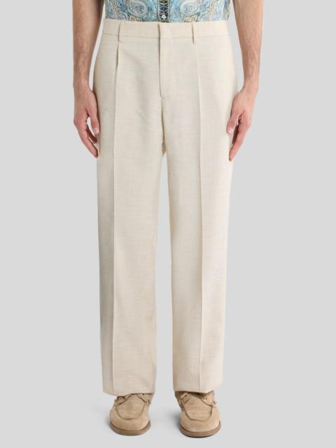 Etro WIDE-LEG TROUSERS WITH PLEATS