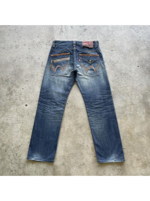 Other Designers W33 Vintage Edwin Distressed Denim Faded Jeans Pants