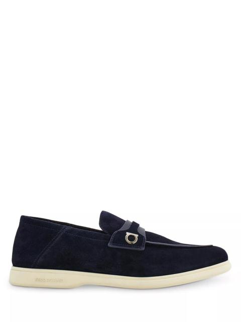FERRAGAMO Men's Drame Suede Loafers