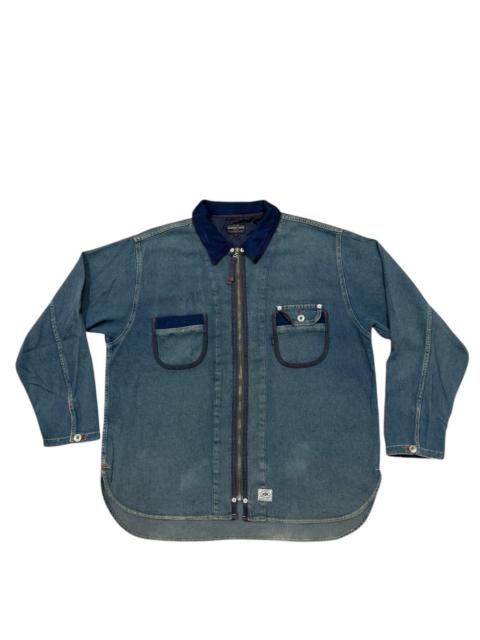 Other Designers Japanese Brand - Rare🔥Vintage Kearny House Union Made Overshirt Denim Jacket