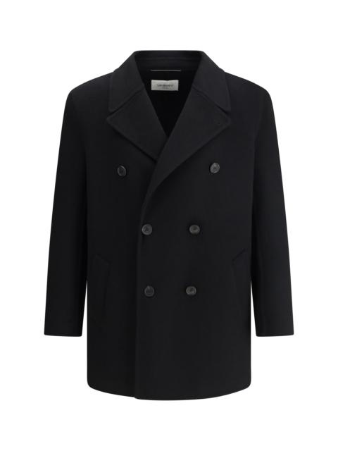 SAINT LAURENT Saint Laurent Men Oversized Double-Breasted Wool Coat