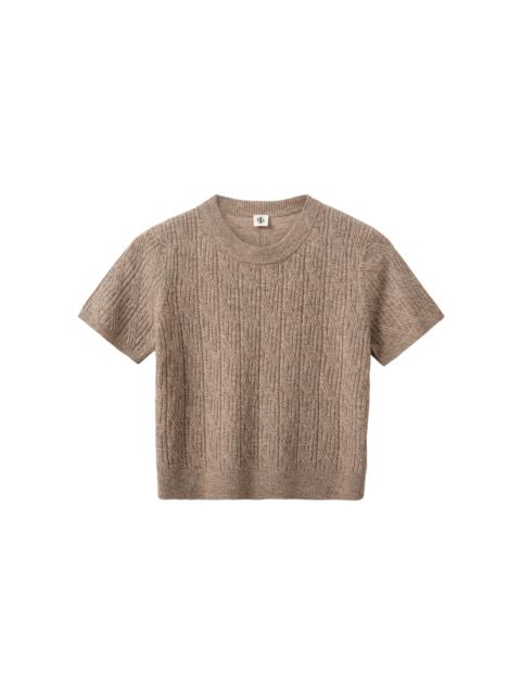 The Garment Como Ribbed Wool Top tan