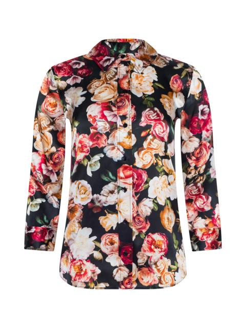 L'AGENCE Dani Silk Blouse