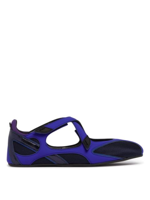 THE ATTICO Purple Flat Floor 01 Ballerinas
