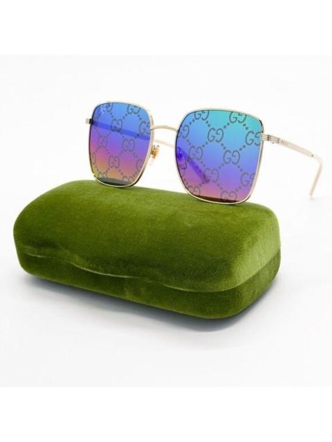 GUCCI NEW GUCCI SUNGLASSES GG0802S 004 GOLD WOMEN EYEWEAR GUCCI