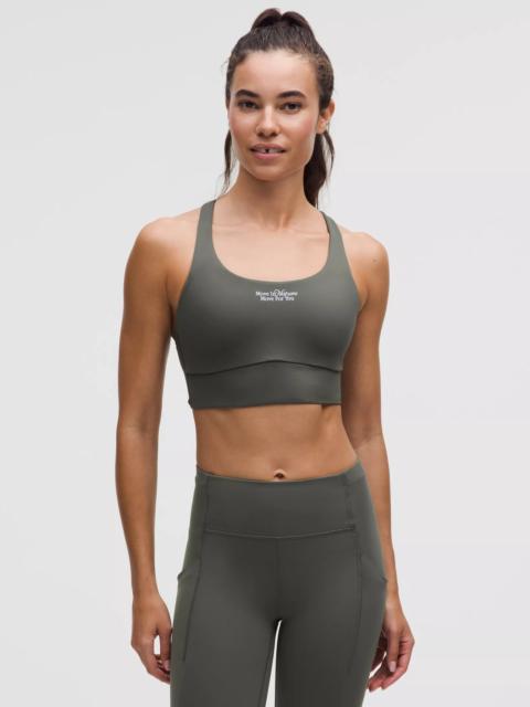 lululemon lululemon Energy Longline Bra Medium Support, B–D Cups Evolve *Move in Nature