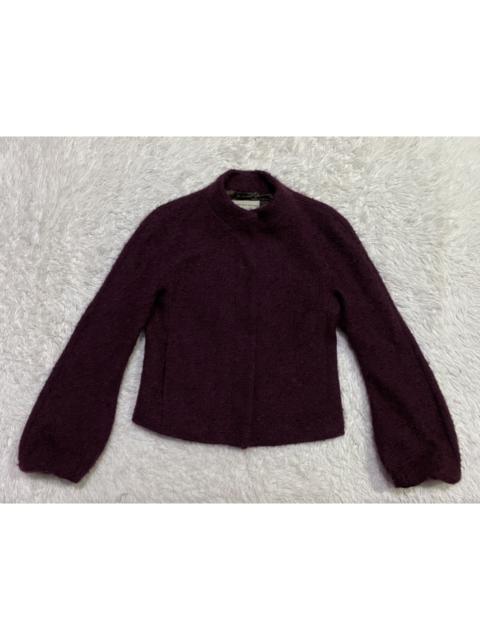 Dries Van Noten Button Up Mohair Wool Blend Jacket