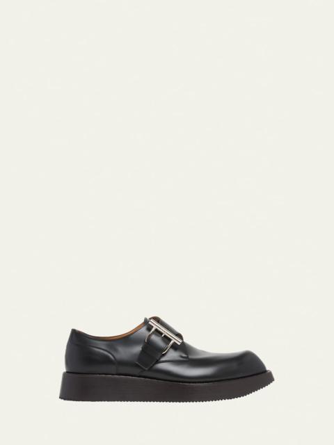 Alexander McQueen Men's T-Bar Leather Creeper Shoes