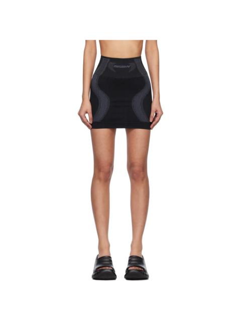 MISBHV SSENSE Exclusive Black Sport Miniskirt