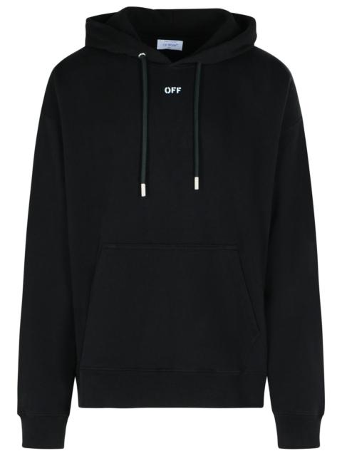 Off-White Off-White 'Brush Arrow' Black Cotton Sweatshirt Men