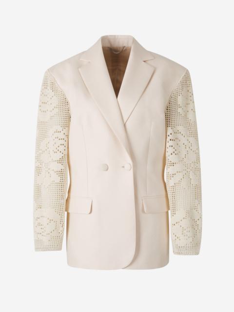 MAGDA BUTRYM CROCHET LACE BLAZER