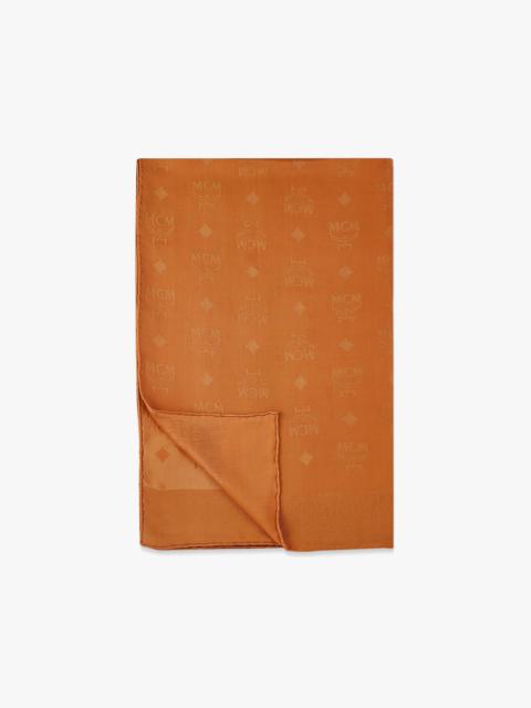 MCM Monogram Rectangular Silk Shawl