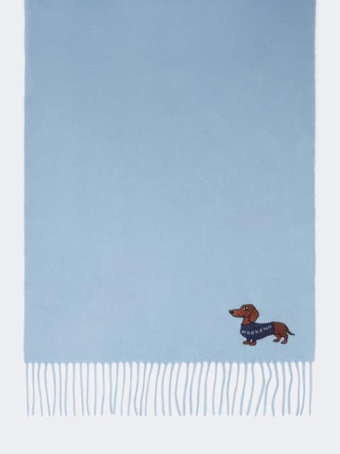 WEEKEND Max Mara Wool and cashmere stole - LIGHT BLUE