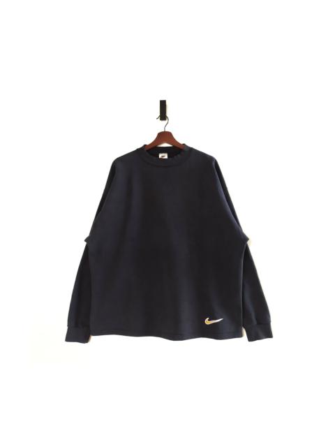 Nike Rare!!!Vintage 90s Nike Swoosh Embroidered Logo Sweatshirt