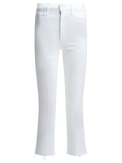 MOTHER Mother Denim Hustler Ankle Fray Flared Jeans