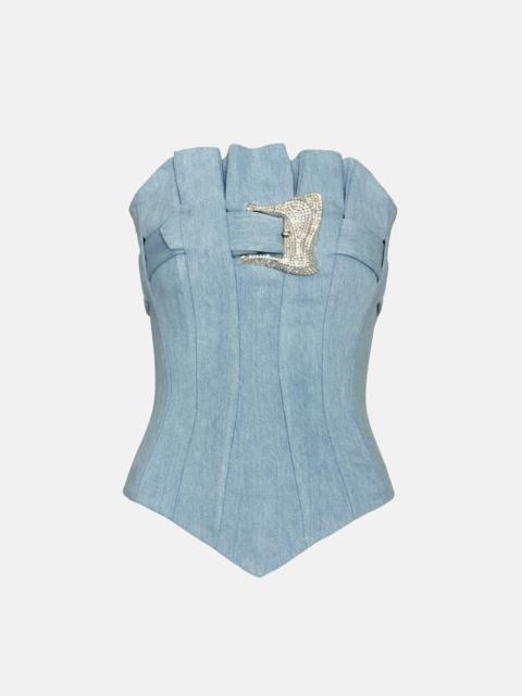 POSTER GIRL CALAMITY CORSET COASTAL FOG