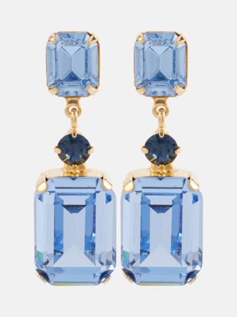 Jennifer Behr Justine gold-plated drop earrings