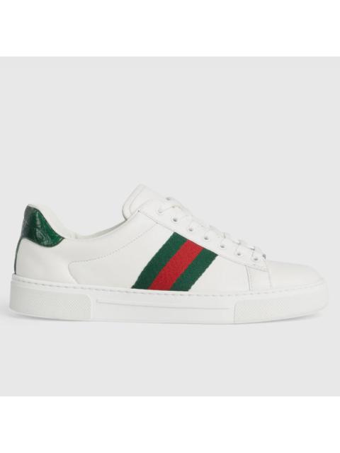 GUCCI WOMEN'S GUCCI ACE SNEAKER WITH WEB