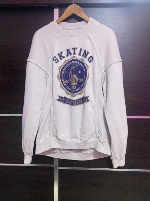 Maison Margiela AW18 Maison Margiela Skating On Saturn Crewneck Sweatshirt