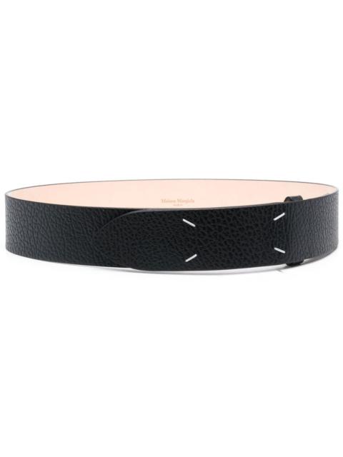 Maison Margiela Maison Margiela Grained Four-stitch Belt