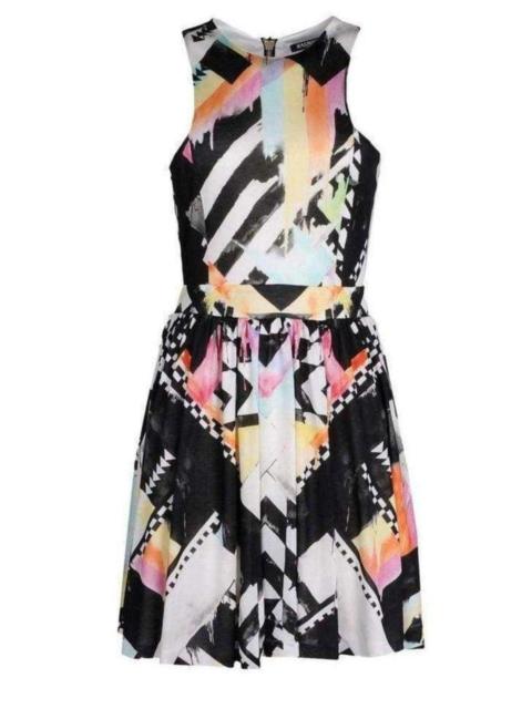 Balmain Printed Silk Jersey Mini Dress