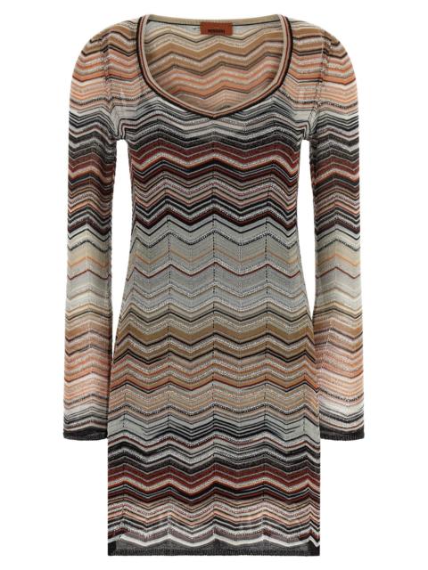 Missoni Missoni Women Chevron Lamé Dress