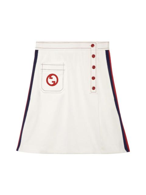 GUCCI Interlocking G A-line Skirt