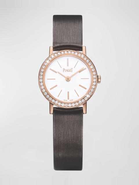 Altiplano 24mm 18K Rose Gold Diamond Bezel Watch