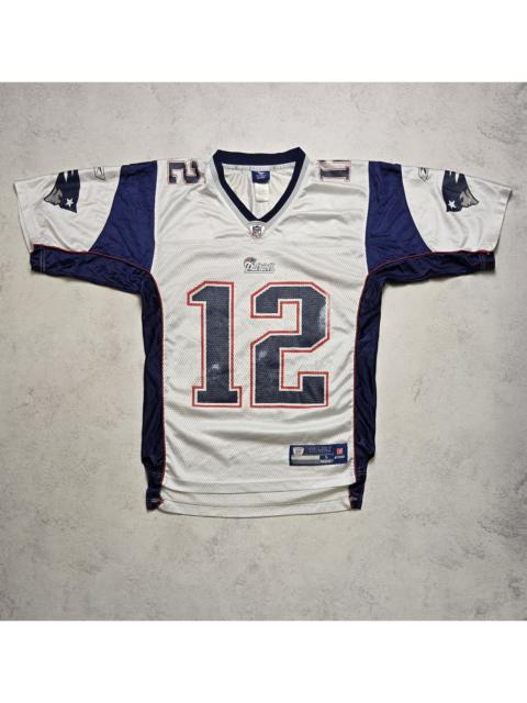 Reebok VTG NFL New England Patriots Tom Brady 12 Football Jersey