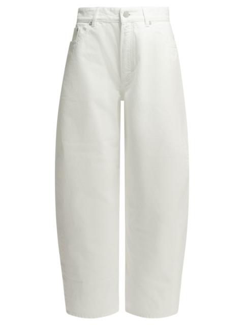 Alaïa Alaïa Rodeo Wide-leg Jeans White