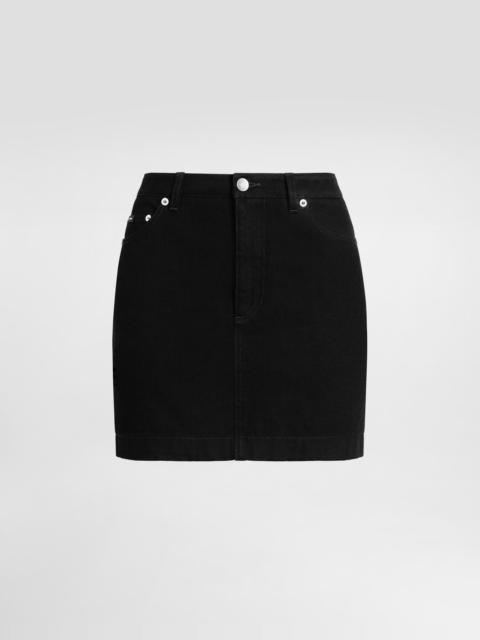 Denim miniskirt