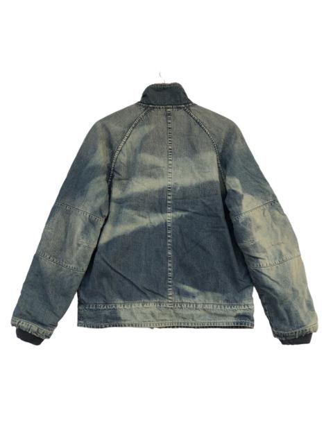 Kapital Johnbull Sherpa mudwash denim jacket Winter Jacket